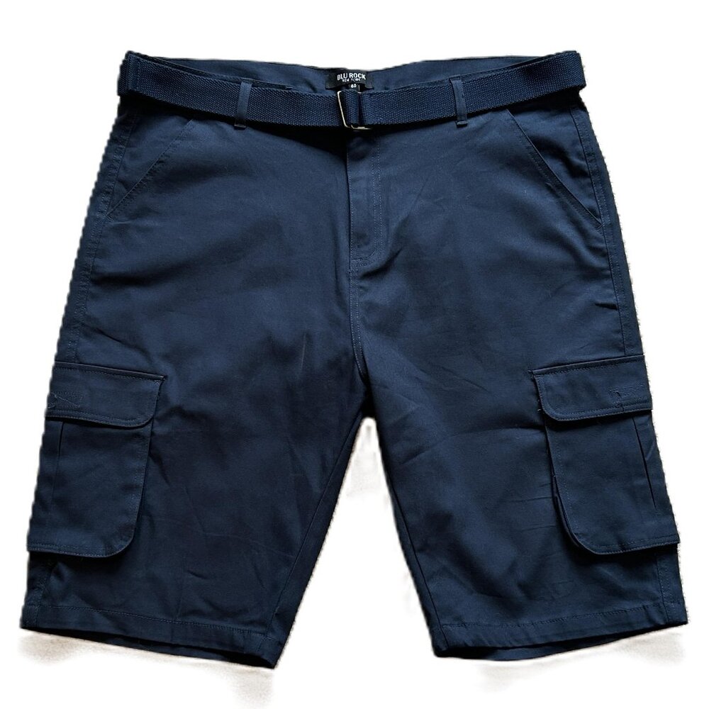 (NEW) Blu Rock New York Cargo Shorts in Navy (size 40)